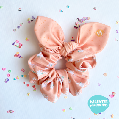 Scrunchie Laço_Florais