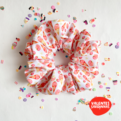 Scrunchies Morango