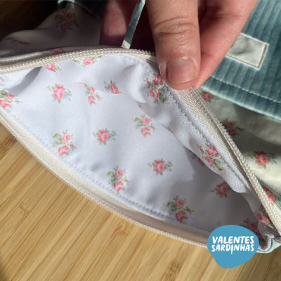 Bolsa para Livros - Fecho | Bombazina