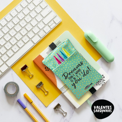 Porta Canetas para Cadernos, Blocos e Agendas