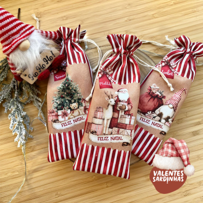 Saquinho Tablete de Chocolate | Natal'25