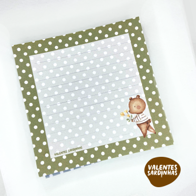 Blocos de Notas - Ursinho