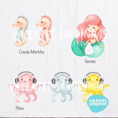 Saco Mochila - Fundo do Mar 2