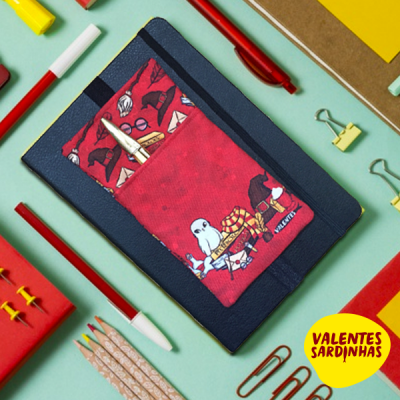 Porta Canetas para Cadernos, Blocos e Agendas - Harry Potter