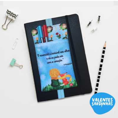 Porta Canetas para Cadernos, Blocos e Agendas - Principezinho