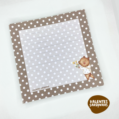 Blocos de Notas - Ursinho