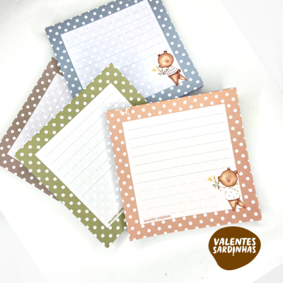 Blocos de Notas - Ursinho