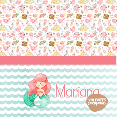 Saco Mochila - Fundo do Mar 2