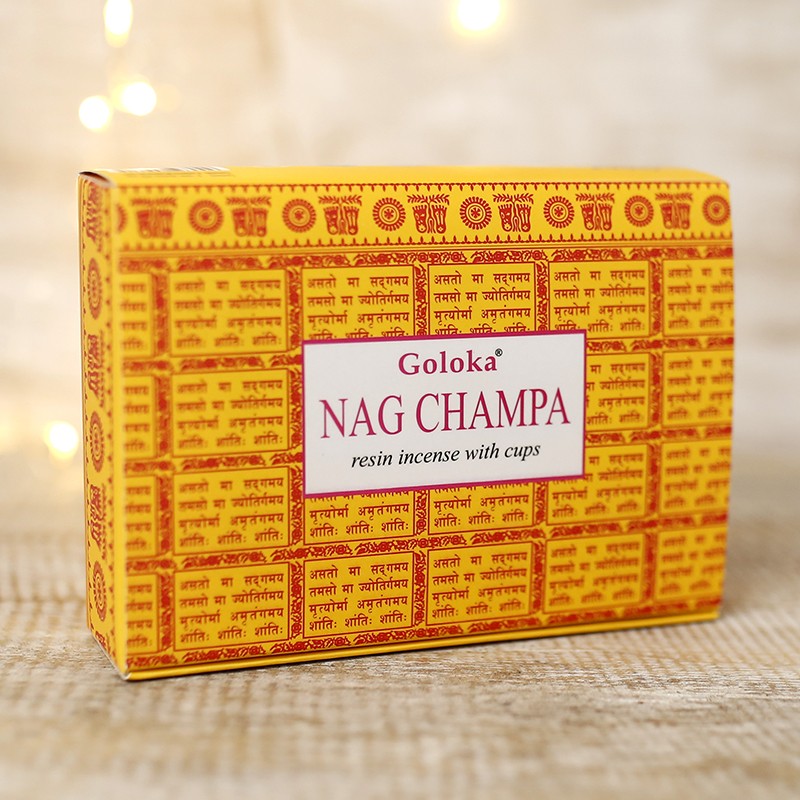 Nag Champa - Copos de Incenso Sambrani Goloka Nag Champa - Copos de Incenso Sambrani Goloka