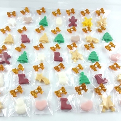 Sortido de Figuras de Natal Miniatura em Sabonete