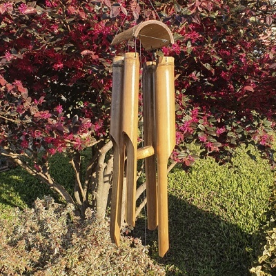 Espanta Espíritos em Bambu 4 Canas