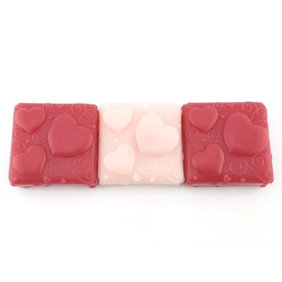 Corações em Sabonete