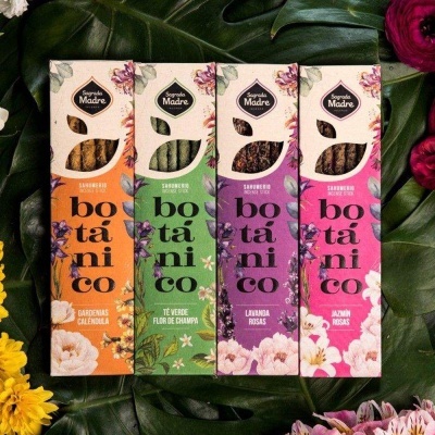 Incenso Botânico Sagrada Madre - Gardénias e Calêndula