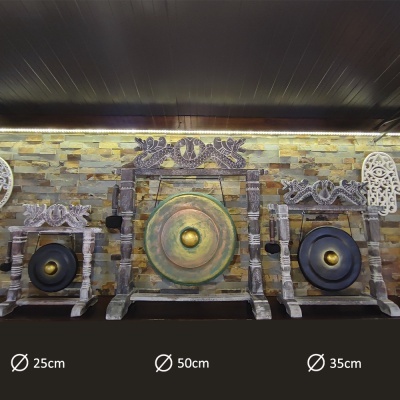 Gongo de Meditação Com Suporte 60cm