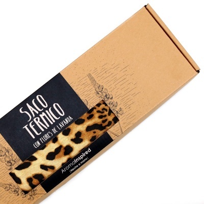 Almofada Térmica Lavanda - Leopardo