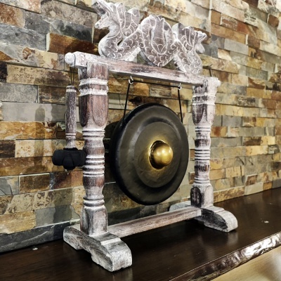 Gongo de Meditação Com Suporte 60cm