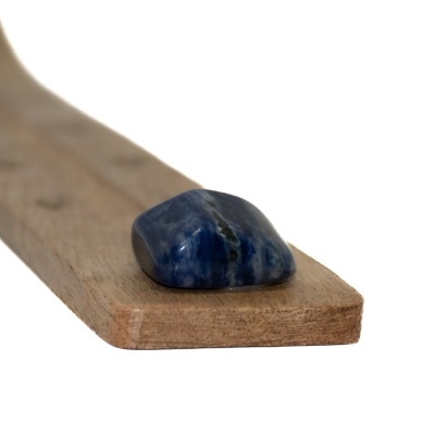 Incensário Artesanal com Lápis-Lazúli