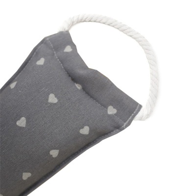 Almofada Térmica Lavanda - Corações Cinza