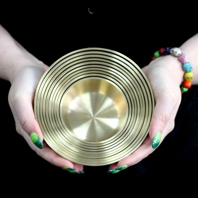 Conjunto de 10 Taças Tibetanas de Metal Bell