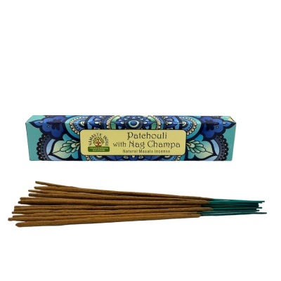 Incenso Natural Massala - Patchouli e Nag Champa