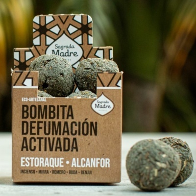 Bombitas Defumação Ativada Estoraque e Cânfora - Sagrada Madre