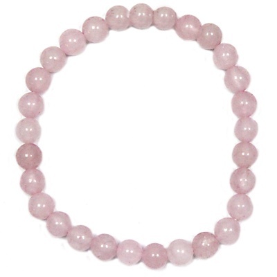 Pulseira de Quartzo Rosa
