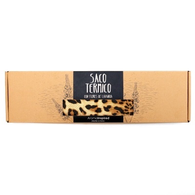 Almofada Térmica Lavanda - Leopardo