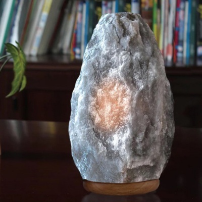 Candeeiro de sal dos Himalaias Cinzento