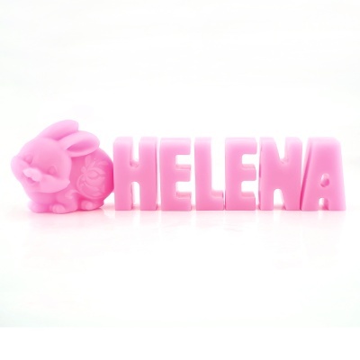 Coelhinho da Páscoa 3D em Sabonete