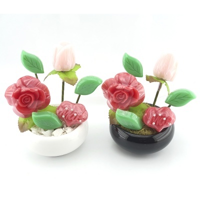 Botão de Rosa 3D em Sabonete