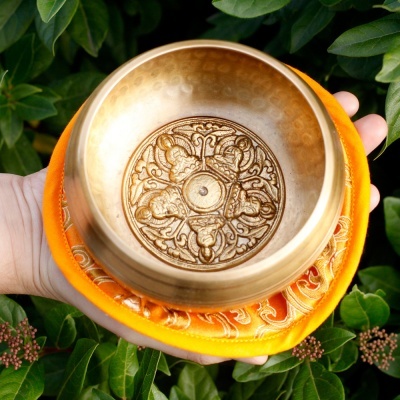 Taça Tibetana - Cinco Budas