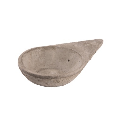 Queimador Incenso Artesanal em Cimento - Triangular