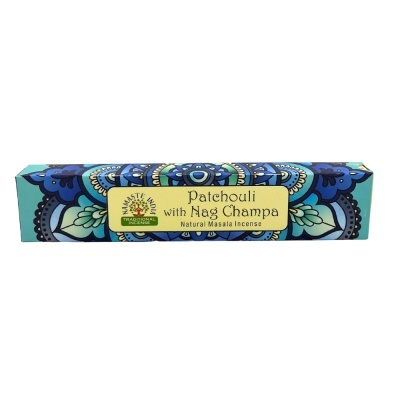 Incenso Natural Massala - Patchouli e Nag Champa