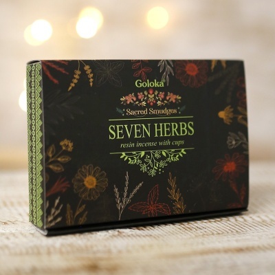 Sete Ervas - Copos de Incenso Sambrani Goloka