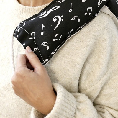 Almofada Térmica Lavanda - Notas Musicais