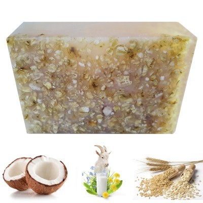 Sabonete Esfoliante Leite de Cabra e Aveia