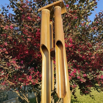 Espanta Espíritos em Bambu 4 Canas