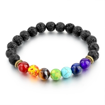 Pulseira de Lava 7 Chakras
