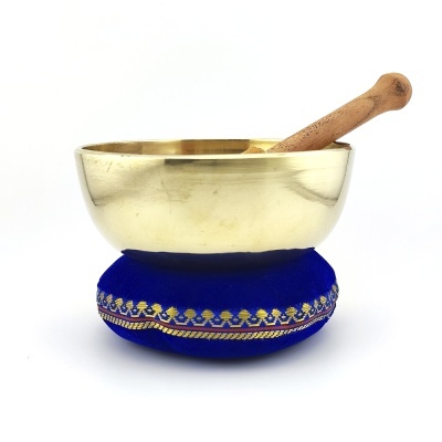 Taça Tibetana Lisa Dourada