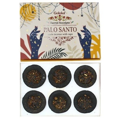 Pau Santo - Copos de Incenso Sambrani Goloka