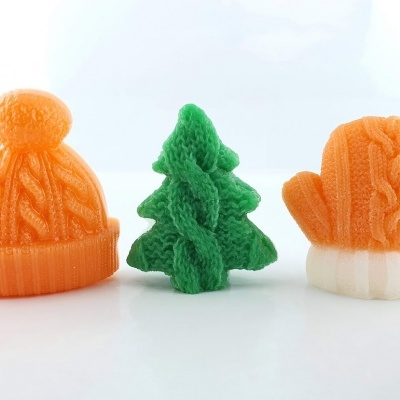 Gorros, Arvores e Luvas de Sabonete