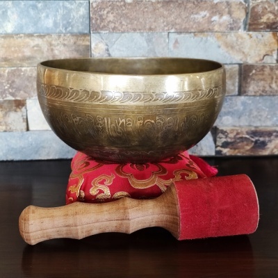 Taça Tibetana Artesanal em Bronze