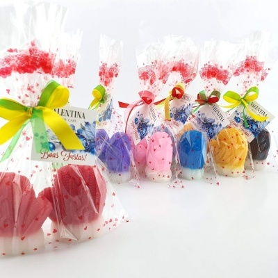 Gorros, Arvores e Luvas de Sabonete