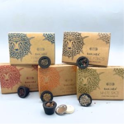 Copinhos de Incenso em Resina Banjara - Sangue de Dragão