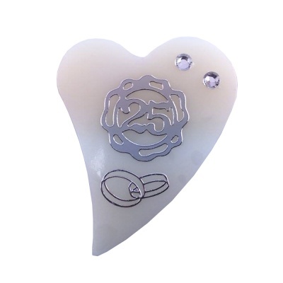 Coração curvado em sabonete