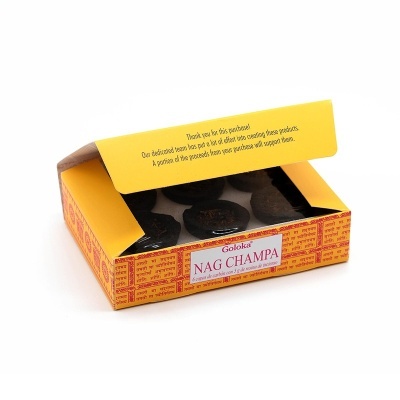 Nag Champa - Copos de Incenso Sambrani Goloka