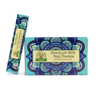 Incenso Natural Massala - Patchouli e Nag Champa