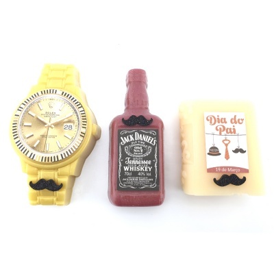 Relógio de Homem em sabonete