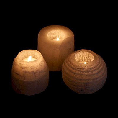 Castiçais de Selenite