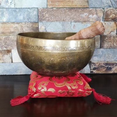 Taça Tibetana Artesanal em Bronze